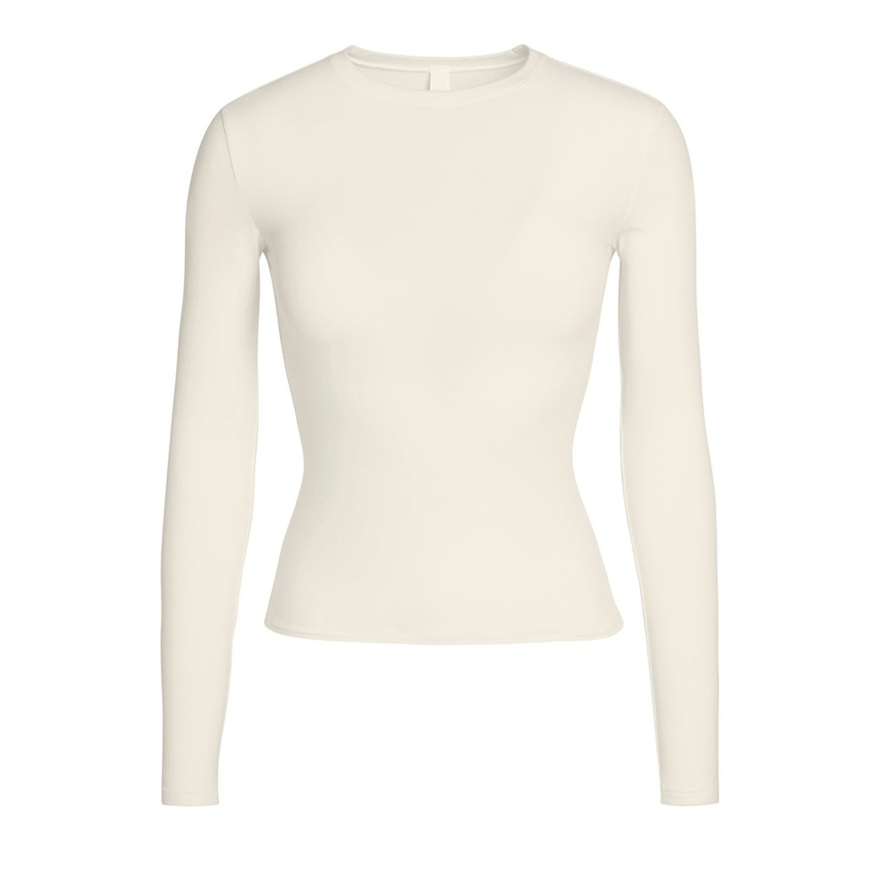 Skims Long Sleeve Cotton Jersey